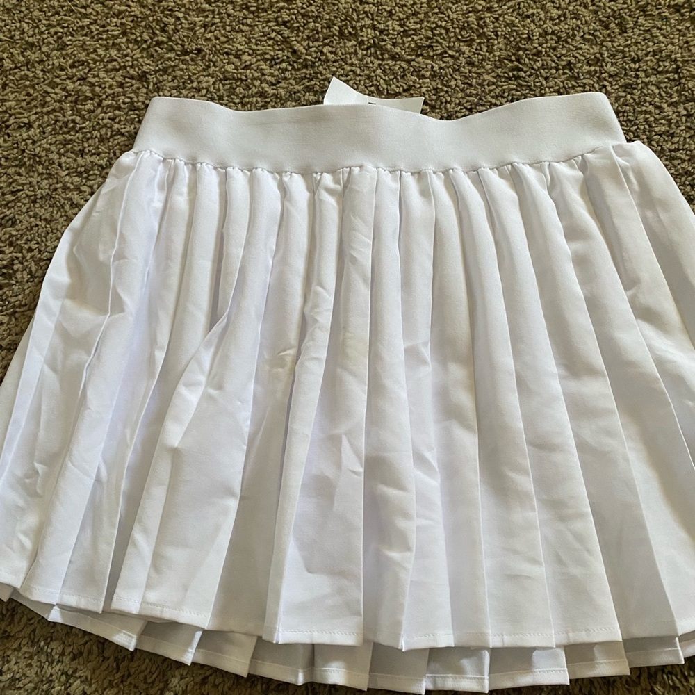 White skirt